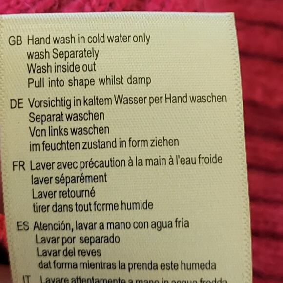 Scotch & Soda Cable knit Fair Isle sweater in Cosmic Pink - Picture 8 of 9